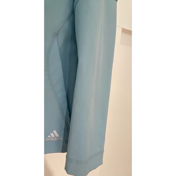 Adidas Beautiful Soft Blue Performance Track Jacket, Size M * wom158 - Picture 7 of 12